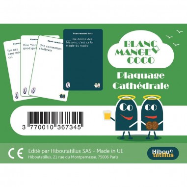 Blanc Manger Coco - Plaquage Cathédrale - Blanc Manger Coco - Jeux de société - Hiboutatillus