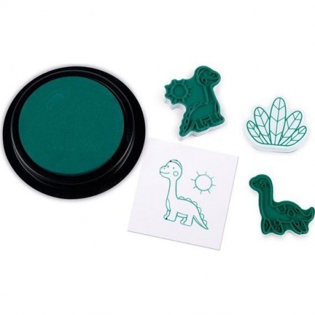 Coffret 15 tampons dinosaure Stampinoo