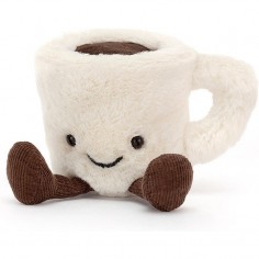 Peluche tasse blanche café Expresso Amuseable de - Jellycat