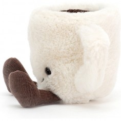 Peluche tasse blanche café Expresso Amuseable - Jellycat 2