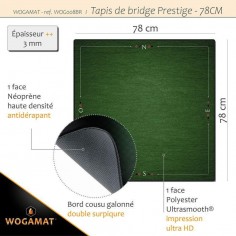 Tapis Bridge - 78x78cm - Un jeu - Wogamat 2
