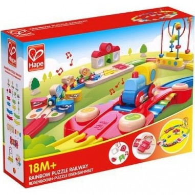 Chemin de fer Arc en ciel - Hape Toys
