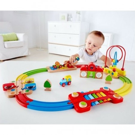 Chemin de fer Arc en ciel - Hape Toys