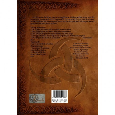 Yggdrasill - Les Carnets du Héros - Jeu de rôle - 7ème Cercle - 7eme Cercle