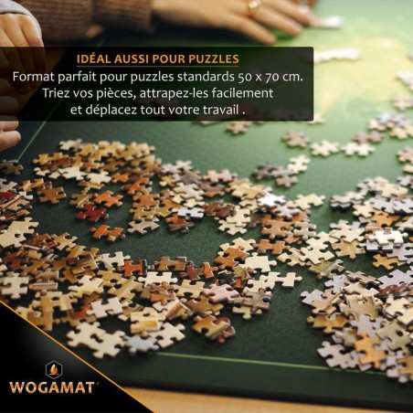 Tapis Multijeux Vert - Taille 2 - 60x100cm - Wogamat
