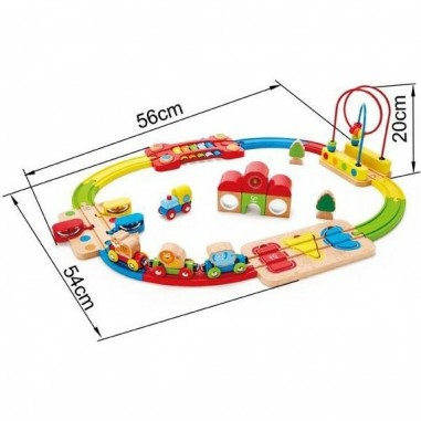 Chemin de fer Arc en ciel - Hape Toys