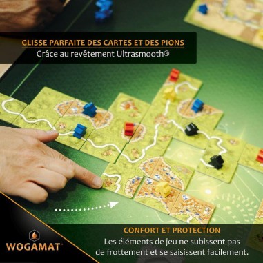 Tapis Multijeux Vert - Taille 2 - 60x100cm - Wogamat