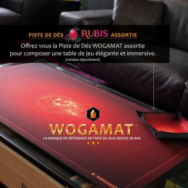 Tapis Multijeux Rouge - Taille 2 - 60x100cm - Wogamat