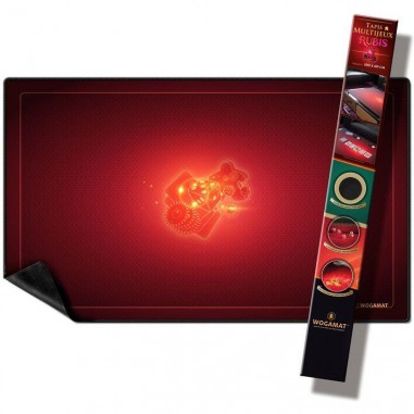 Tapis de souris de jeu en tissu ENHANCE Voltaic GX-MPI, rouge