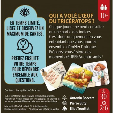 Enquetes Express : Dino Park - Blam Editions