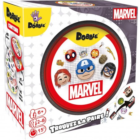 Dobble : Marvel Emoji - Eco Sleeve - Un jeu - Asmodee