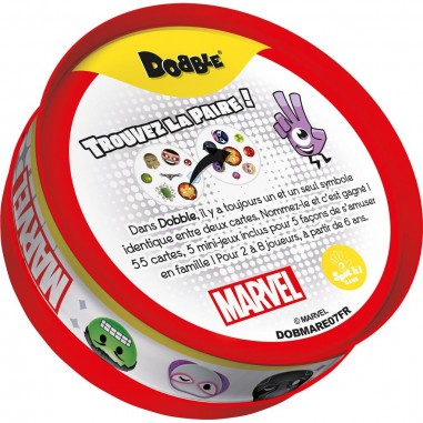 Dobble : Marvel Emoji - Eco Sleeve - Un jeu - Asmodee