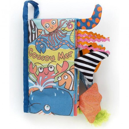 Livre d'éveil en tissu Coucou Mer - Jellycat