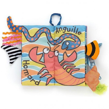 Livre d'éveil en tissu Coucou Mer - Jellycat