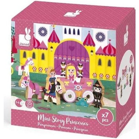 Figurines en bois Janod Mini story princesses