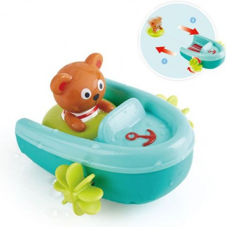 Bateau et sa bouée : jouet pour le bain de Hape - Hape Toys