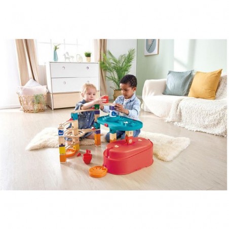 Coffret Quadrilla bucket - circuit de billes Hape - Hape Toys