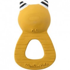 Anneau de dentition caoutchouc Chat Lulu "Les Moustaches" - Moulin Roty 2