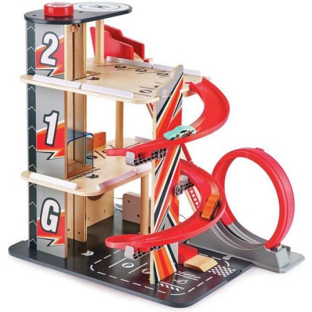 Garage looping - Hape - Jouet en bois enfant - Hape Toys