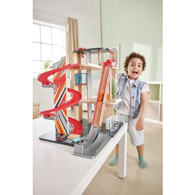 Garage looping - Hape - Jouet en bois enfant - Hape Toys
