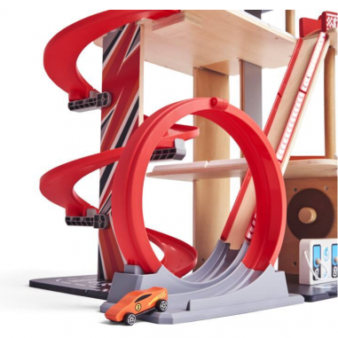 Garage looping - Hape - Jouet en bois enfant - Hape Toys