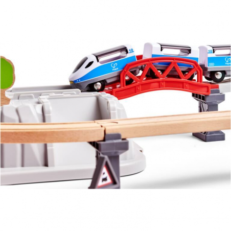 Coffret de train de la ville 2 en 1 - Un jeu Hape - Hape Toys