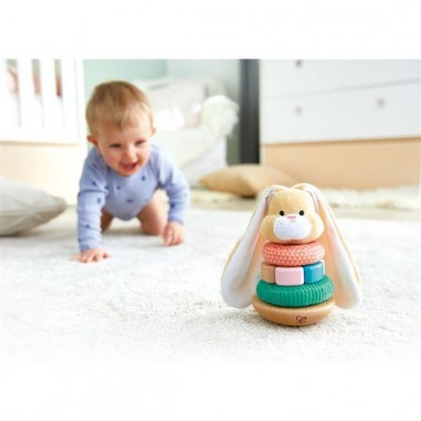 Lapin à empiler - Hape - Jouet d'éveil bébé - Hape Toys