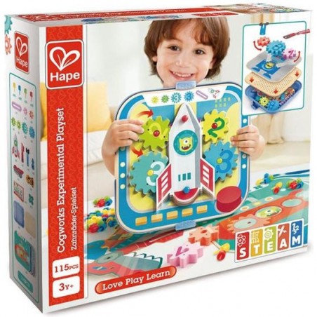 Jeu d'engrenage pour les enfants de Hape - dès 3 ans - Hape Toys