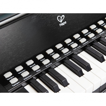Piano avec apprentissage interactif noir - Hape