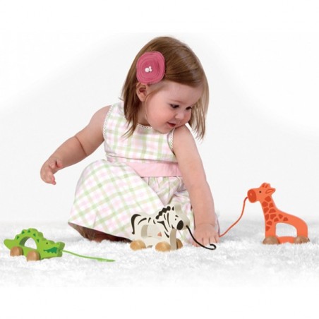 Girafe à tirer - Un jeu - Hape