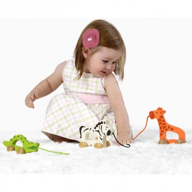 Girafe à tirer - Un jeu - Hape