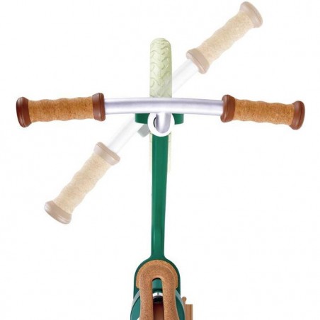 Vélo d'équilibre vert en liège - Un jeu - Hape