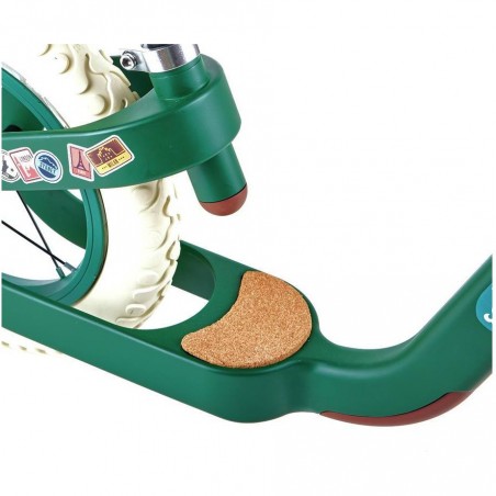 Vélo d'équilibre vert en liège - Un jeu - Hape
