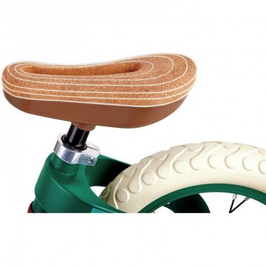 Vélo d'équilibre vert en liège - Un jeu - Hape