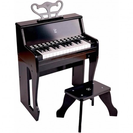 Grand piano droit avec apprentissage interactif noir - Hape