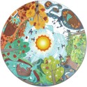 Puzzle circulaire 16 pièces : 4 saisons - Hape