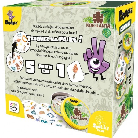 Dobble Koh-Lanta - Asmodée - Jeux de société - Asmodee