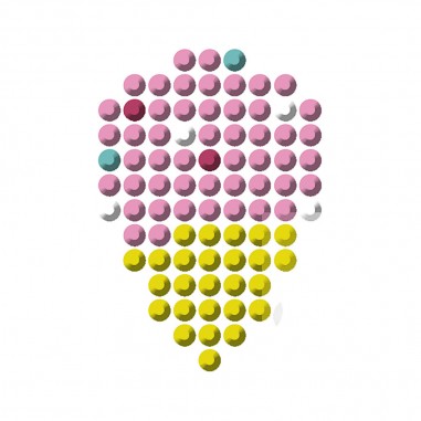 Pixel strass stickers - Les ateliers du calme - Loisirs créatifs - Janod