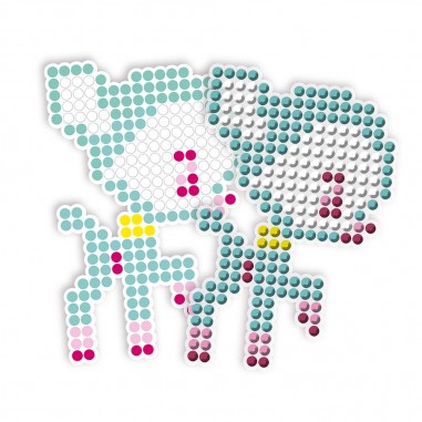 Pixel strass stickers - Les ateliers du calme - Loisirs créatifs - Janod