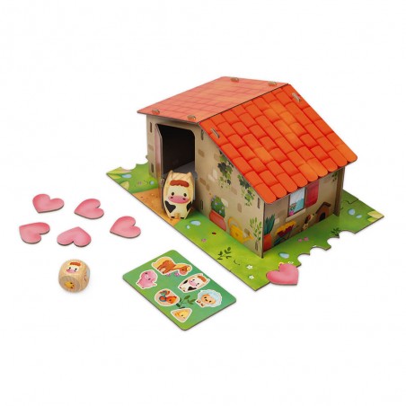 Jeu de société 2 ans - Jeu thème la ferme pour enfant et famille - Janod