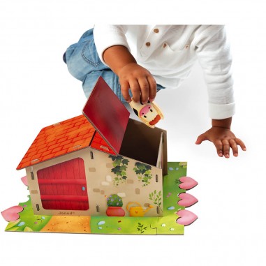 Jeu de société 2 ans - Jeu thème la ferme pour enfant et famille - Janod