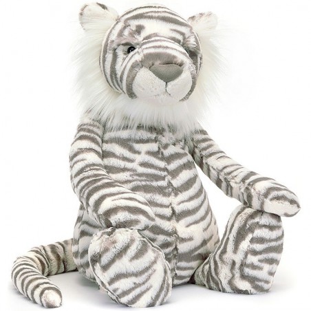 Peluche tigre des neiges - blanc - bashful - Jellycat