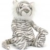 Peluche tigre des neiges - blanc - bashful de - Jellycat