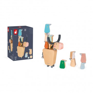 Jeu d'équilibre pour enfant en bois - Jouet d'adresse buffle - Janod
