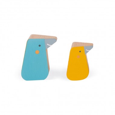 Jeu d'équilibre pour enfant en bois - Jouet d'adresse buffle - Janod