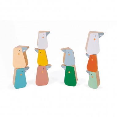 Jeu d'équilibre pour enfant en bois - Jouet d'adresse buffle - Janod