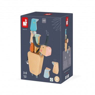 Jeu d'équilibre pour enfant en bois - Jouet d'adresse buffle - Janod