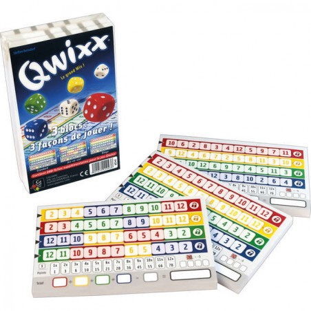 Qwixx - Recharge bloc de score - Jeu de société - Gigamic