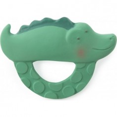 Anneau de dentition caoutchouc Crocodile "Sous mon Baobab" - Moulin Roty