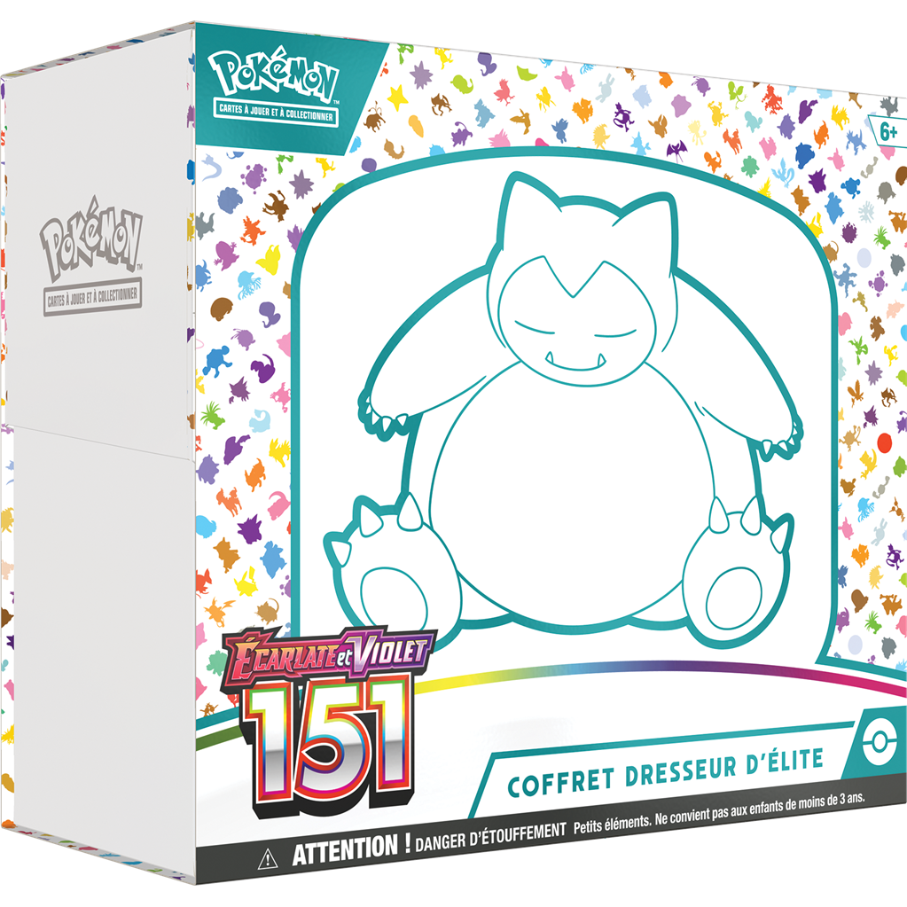 Asmodee Pokémon 3.5 Etb Écarlate et Violet 151 Ronflex